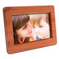 Synaps 7" Digital Picture Frame - 18ms, 300:1, 480x234, 16:9, Walnut Wooden Finish Tone