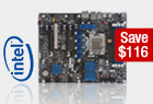 Intel DX58SO Motherboard - LGA 1366, Intel X58, SATA, CrossFireX Ready, Triple Channel DDR3 support, RAID, Hyperthreading support