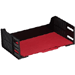 High Capacity Stackable Tray, Legal, Side Loading, Black