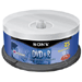 8x DVD+R Media, 120 Minute / 4.7GB, Spindle, 25 Pack