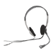 Headset,Multimedia Stereo,w/Boom Microphone,6'Cord,Black