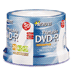 16x Printable DVD-R Media, 120 Minute / 4.7GB, Spindle, 50 Pack