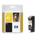 45 Black Inkjet Cartridge for Select HP Printers