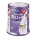 16x Ink Jet Printable DVD+R Media, 4.7 GB / 120, Spindle, 100 Pack