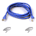 Belkin Category 6 UTP Sagless Patch Cable, Blue, 3 feet, RJ-45 Male to RJ-45 Male
