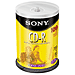 Sony 32x CD-R Media, 80 Minute / 700MB, with Spindle, 100 Pack