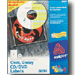 CD/DVD Clear Glossy Labels for InkJet Printers, 30 Labels Plus 30 Insert Sheets