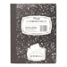 Mead Composition Book, Special Ruled, 9-3/4"x7-1/2", Black Marble