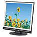 H190L 19-inch LCD Monitor, Silver/Black