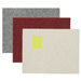 Bulletin Board, Self-Stick, Unframed, 18"x23", Burgundy