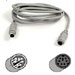 Pro Series PS/2 Mouse and Keyboard Extension Cable, Gray, 10 feet, 6 pin Mini Din Male to 6 pin Mini Din Female