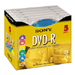 DVD-R Media, 120 Minute / 4.7GB, Jewel Case, 5 Pack