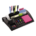 Desktop Organizer,Weighted,7 Compartments,12"x8"x3",Black