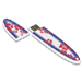 EP Memory Aloha Style SurfDrive, 1GB, USB 2.0