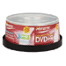 2.4x DVD+R DL Media, 240 Minute / 8.5GB, Spindle, 25 Pack