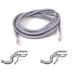 CAT-5e Patch Cable, Gray, 75 feet, RJ-45 Male to RJ-45 Male