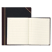 Record Book W/Margin, 150 Pages, 10-3/8"x8-3/8", Black