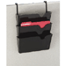 Hanging Wall File System,3 Pckt,14-1/4"x4-3/8"x21-1/2",Smoke