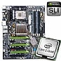 EVGA nForce 780i SLI Motherboard CPU Bundle - Intel Core 2 Quad Q6700 Processor 2.66GHz OEM