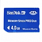 SanDisk 4GB Memory Stick Pro Duo
